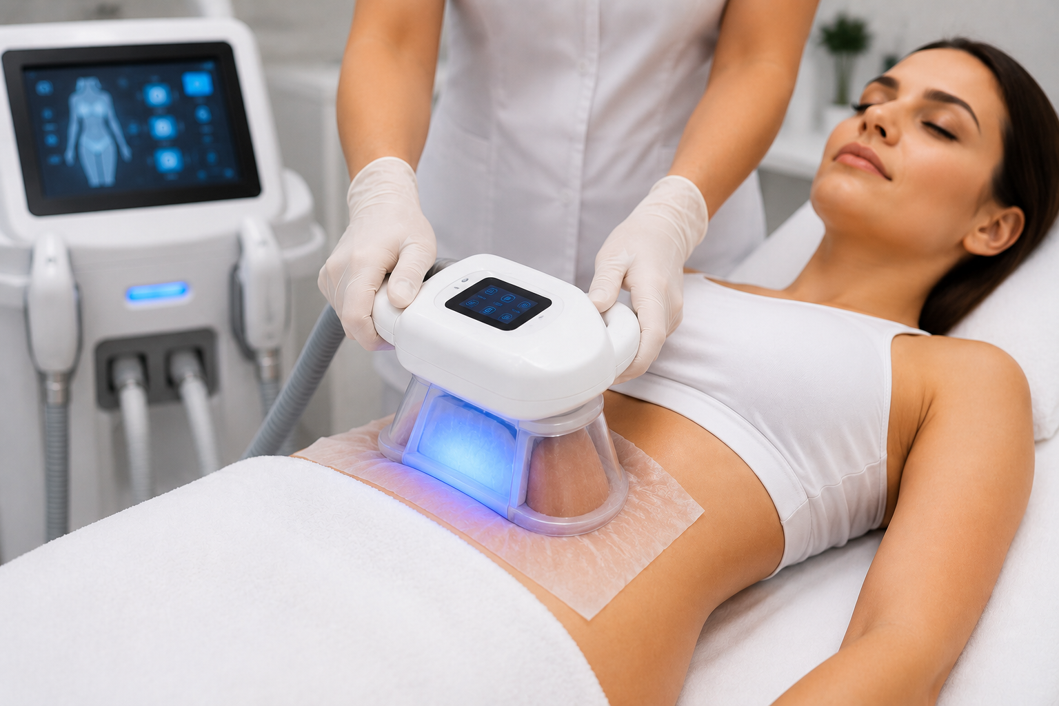 Cryolipolysis fat freezing treatment