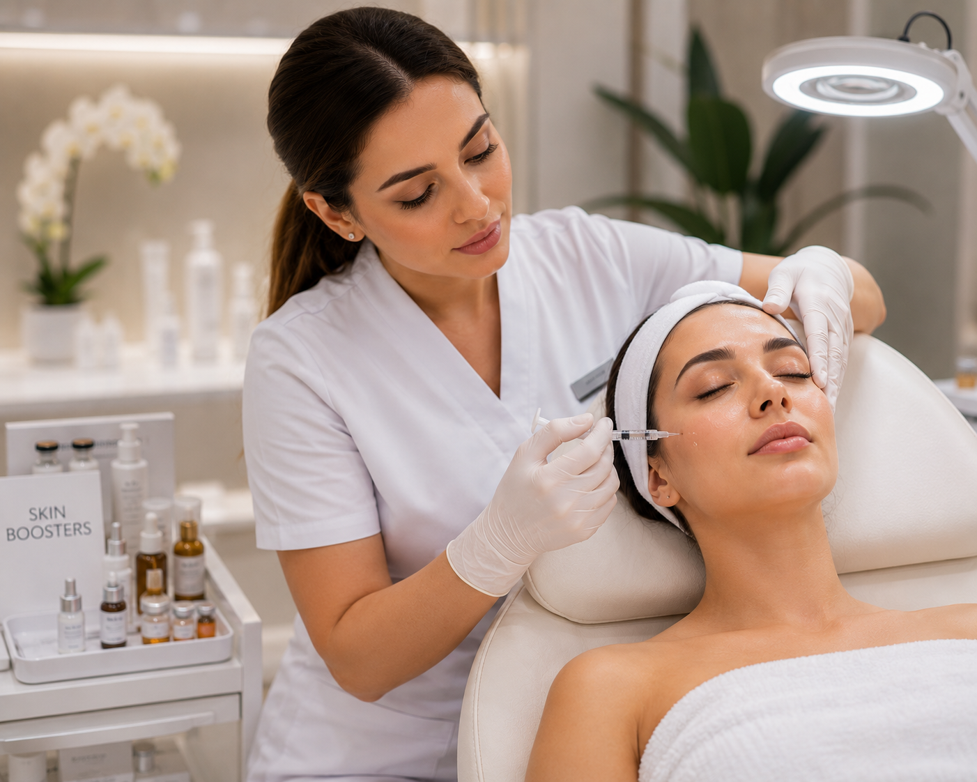 Professional aesthetic consultation room